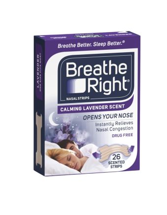 Breathe Right Nasal Strips Tan Lavender 26 Strips