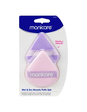 Manicare Wet & Dry Beauty Puffs 2 Pack