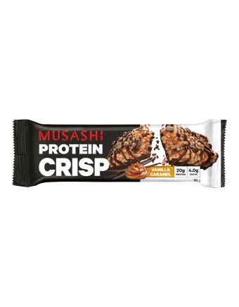 Musashi Protein Crisp Vanilla Caramel 60g