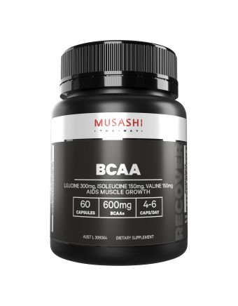 Musashi Muscle Recovery BCAA 60 Capsules