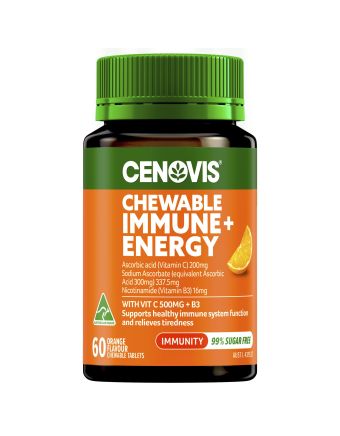Cenovis Chewable Immune + Energy 60 Tablets