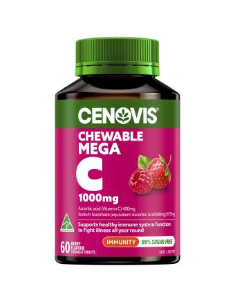 Cenovis Chewable Vitamin C 1000mg Berry 60 Tablets