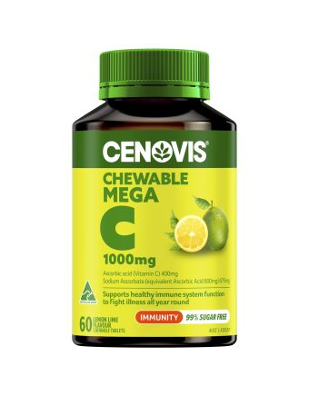Cenovis Chewable Vitamin C 1000mg Lemon 60 Tablets