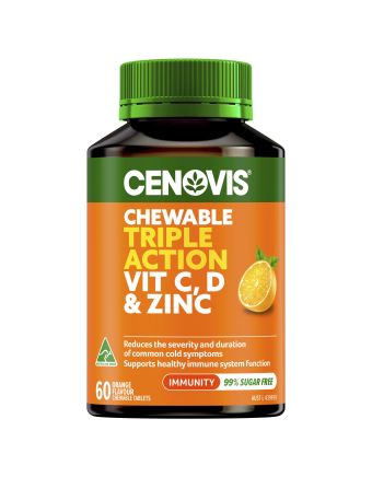 Cenovis Chewable Triple Vitamin C D3 & Zinc 60 Tablets