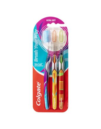 Colgate Advanced Slim Soft Toothbrush 3 Pack