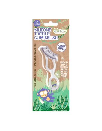 Jack N' Jill Silicone Tooth & Gum Brush 1 Pack Stage 3