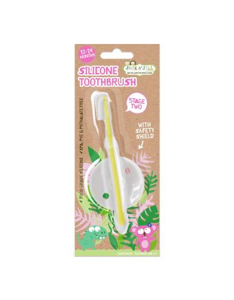 Jack N' Jill Silicone Toothbrush 1 Pack Stage 2