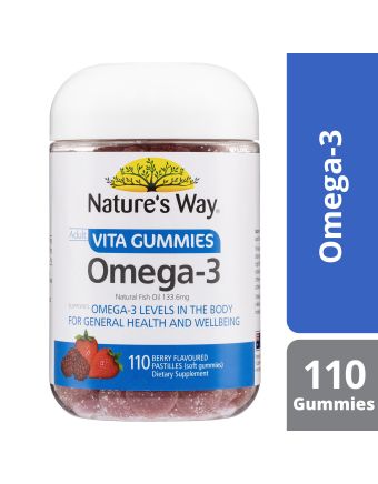 Nature's Way Adult Omega-3 110 Vita Gummies