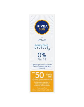 Nivea Sun UV Face Sunscreen SPF50 Sensitive 50ml