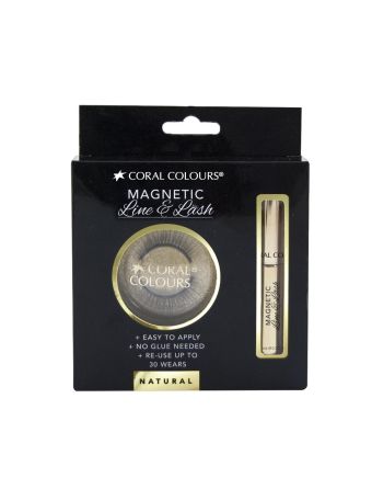 Coral Colours Magnetic EyeLashes Natural