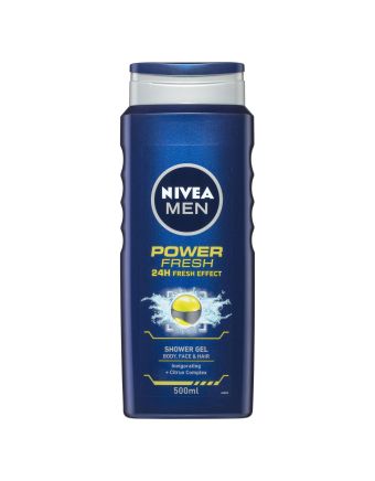 Nivea Men Shower Gel Power Fresh 500ml