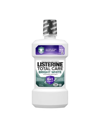 Listerine Bright White Multi-Action Whitening Mouthwash 500ml