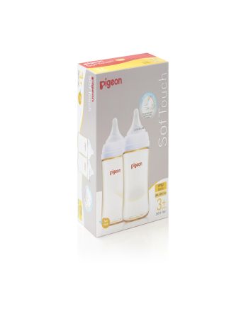Pigeon SofTouch III Bottle PPSU 240ml Twin Pack