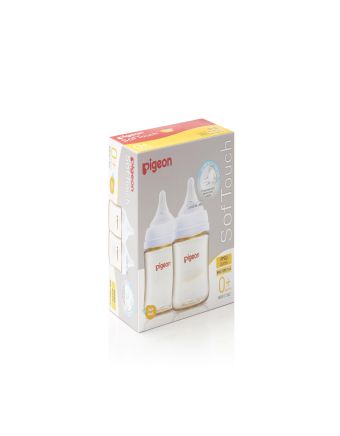 Pigeon SofTouch III Bottle PPSU 160ml Twin Pack