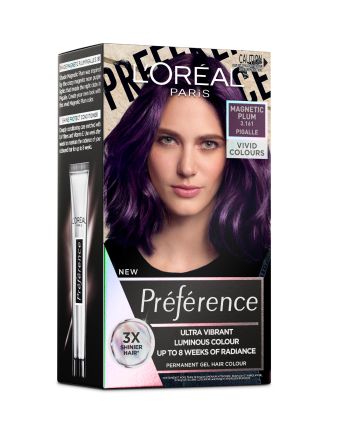 L'Oreal Preference Vivids Permanent Hair Colour 3.161 Magnetic Plum
