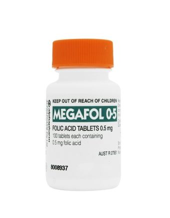 Megafol 0.5Mg 100 Tablets