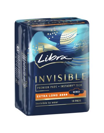 Libra Invisible Extra Long 10