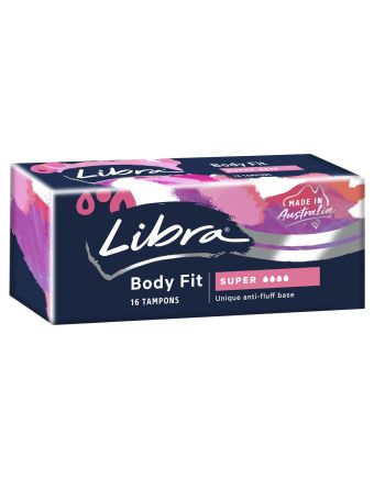 Libra Body Fit Super Tampons 16 Pack