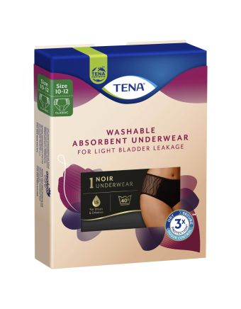 Tena Washable Absorbent Underwear Classic Size 10-12