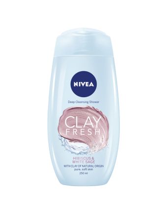 Nivea Shower Clay Fresh Hibiscus White Sage 250mL