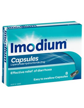 Imodium Diarrhoea Capsules 8 Pack