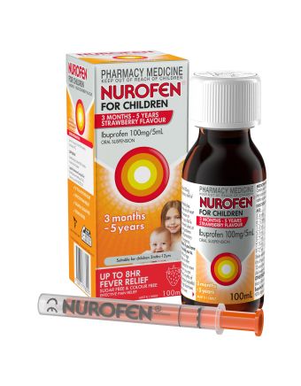 Nurofen For Children 3 Months To 5 Years Strawberry 100ml