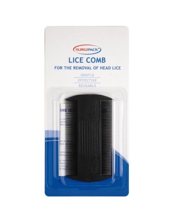 SurgiPack Lice Comb Black