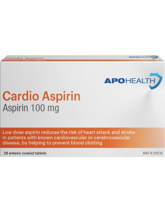 ApoHealth Cardio Aspirin 168 Tablets 