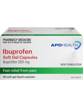 ApoHealth Ibuprofen 40 Gel Capsules