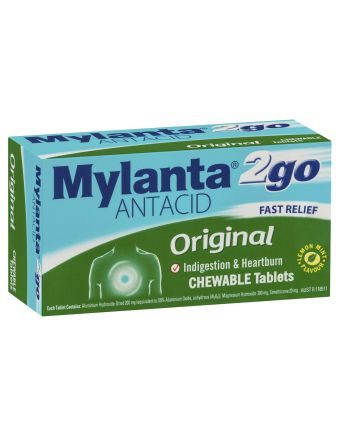 Mylanta2Go Original 100 Chewable Tablets