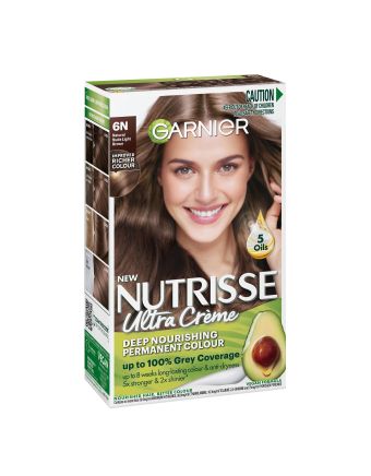 Garnier Nutrisse Hair Colour 6N Nudes Collection Light Brown