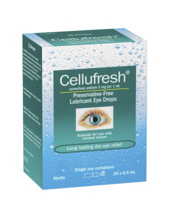 Cellufresh Lubricant Eye Drops 30 x 0.4mL