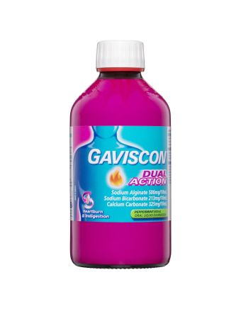 Gaviscon Dual Action Heartburn & Indigestion Relief Peppermint 600ml