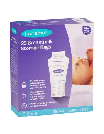 Lansinoh Breast Milk Storage Bags 25 Pack