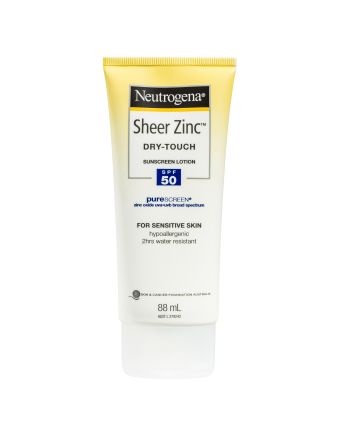 Neutrogena Sheer Zinc Sunscreen Lotion Spf 50 88mL