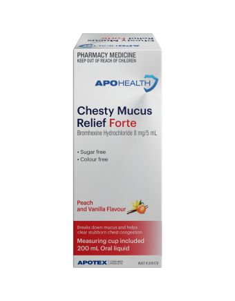 ApoHealth Chesty Mucus Relief Forte 200mL
