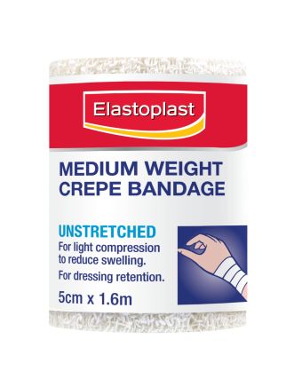 Elastoplast Medium Weight Crepe Bandage 5cm x 1.6m