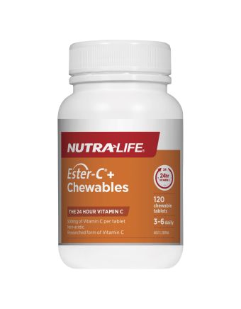 Nutra-Life Ester-C + 500 120 Chewable Tablets