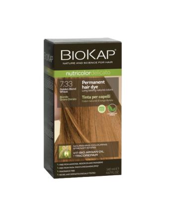BioKap Nutricolor Delicato 7.33 Golden Blond Wheat