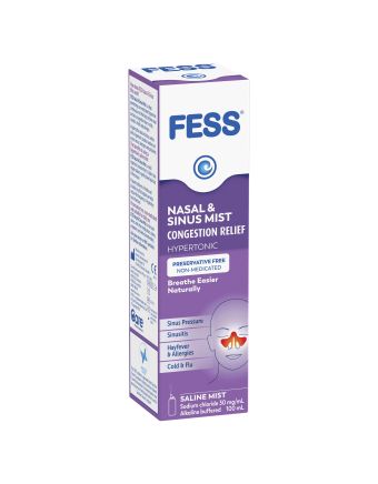 Fess Sinu-Cleanse Congestion Relief Nasal & Sinus Mist Original 100mL
