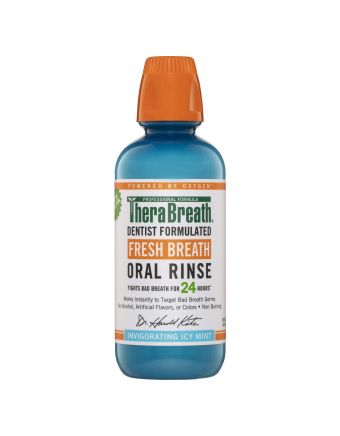 TheraBreath Icy Mint Oral Rinse 473ml