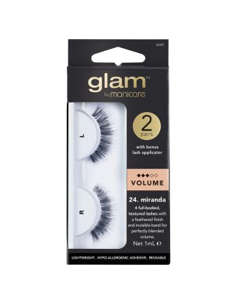 Glam by Manicare 24. Miranda Lashes 2 Pack