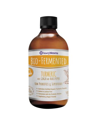 Henry Blooms Bio-Fermented Turmeric With Ginger And Black Peppera 500mL