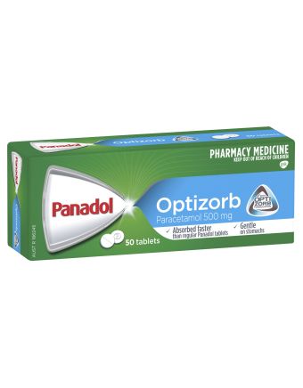 Panadol Optizorb 500mg 50 Tablets