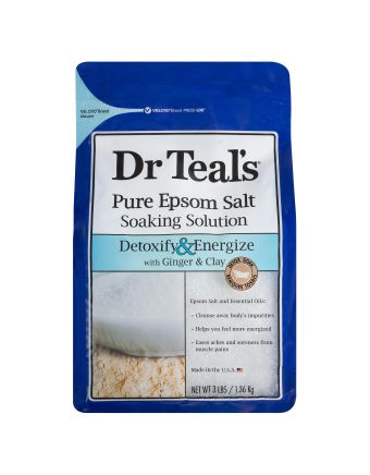 Dr Teal's Epsom Salt Ginger & Clay 1.36kg