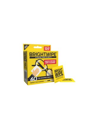 BrightWipe Lens Cleaning Wipes 60 Pack