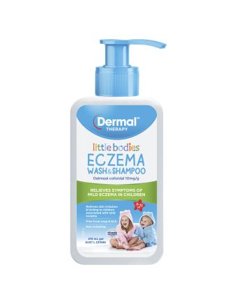 Little Bodies Eczema Wash & Shampoo Bottle With Pump 210mL