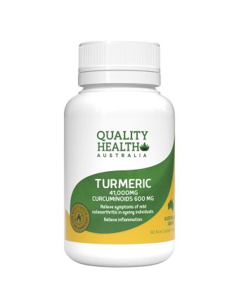 Quality Health Turmeric 41,000mg Curcuminoids 600mg 60 Tablets