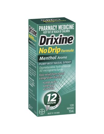 Drixine No Drip Formula Menthol Nasal Spray 15ml