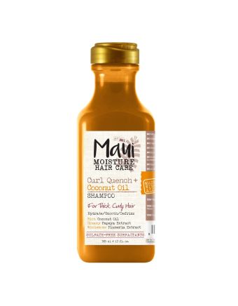 Maui Moisture Curl Quench + Hydrating Coconut Oil Shampoo For Curly Hair 385mL
